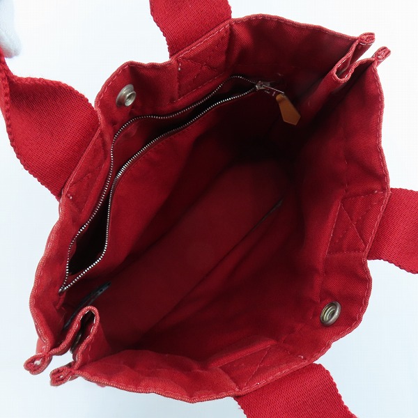 実際に弊社で買取させて頂いたHERMES/エルメス エールライン キャンバス トートバッグ/ハンドバッグの画像 3枚目