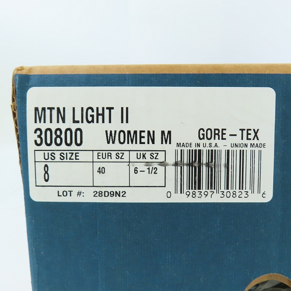 実際に弊社で買取させて頂いたDANNER/ダナー MOUNTAIN LIGHT 2/マウンテンライト 2 GORE-TEX ブーツ/30800/8の画像 9枚目