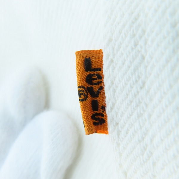 実際に弊社で買取させて頂いたLevis/リーバイス 90s ヴィンテージ  刻印520 オレンジタブ ホワイトデニムパンツ 40505-0251 W32 L32の画像 6枚目