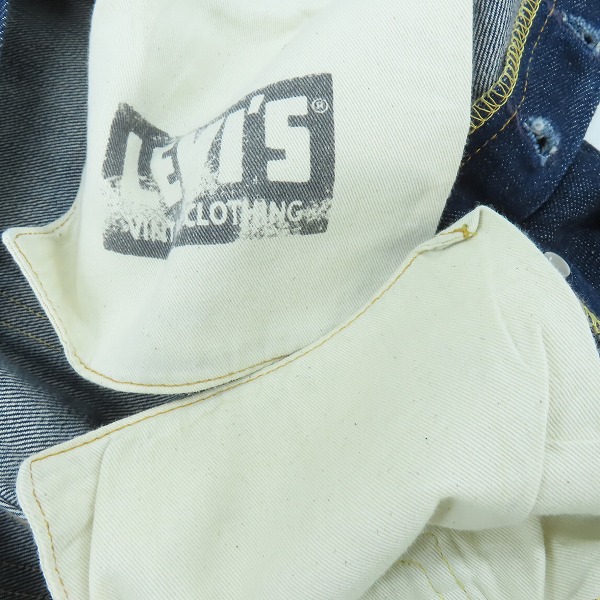 実際に弊社で買取させて頂いたLEVI’S VINTAGE CLOTHING/リーバイス 501XX ビンテージ 1966年モデル復刻版 ジーンズ デニム/PC9-66501-0135/W36L34の画像 7枚目