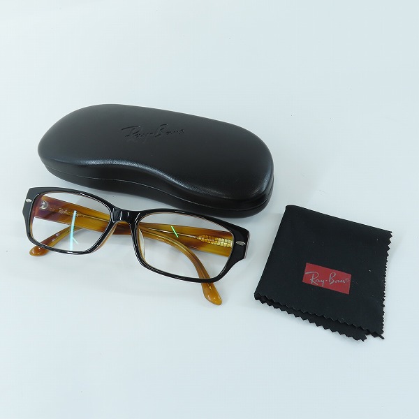 実際に弊社で買取させて頂いたRay-Ban/レイバン メガネフレーム/アイウェア RB5220 5019の画像 7枚目