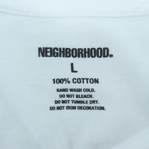 実際に弊社で買取させて頂いたNEIGHBORHOOD/ネイバーフッド ロゴプリント 半袖 Tシャツ/Lの画像 2枚目