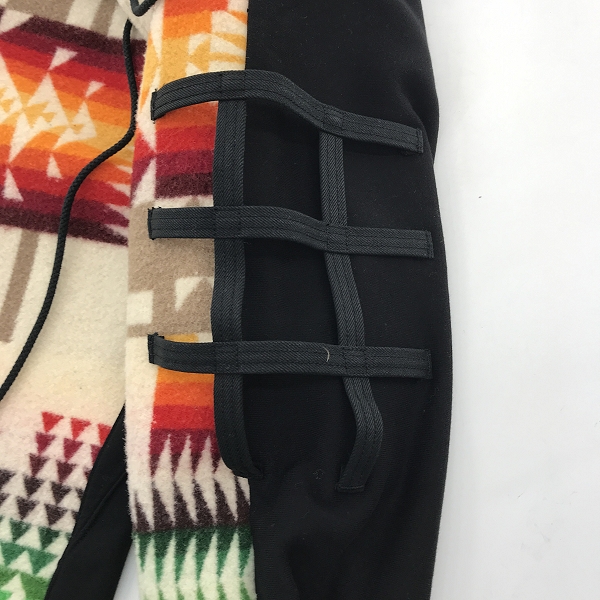 実際に弊社で買取させて頂いたTAKAHIROMIYASHITA TheSoloIst/タカヒロミヤシタザソロイスト リメイク ネイティブ柄 ブランケット パンツの画像 5枚目