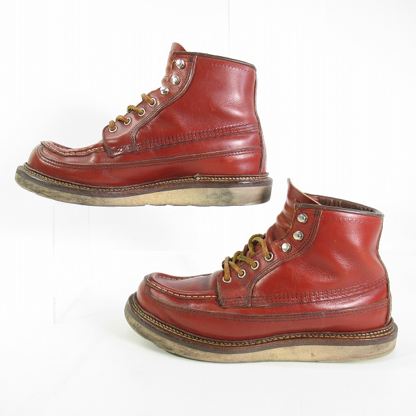 実際に弊社で買取させて頂いたRED WING/レッドウィング アイリッシュセッター カヌーモック 復刻犬タグ 9851/7Eの画像 3枚目