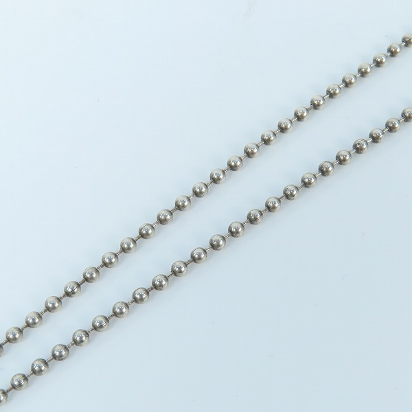 実際に弊社で買取させて頂いたCHROME HEARTS/クロムハーツ エンジェルメダルチャームV1 FUCK YOU 純正ボールチェーン付きの画像 6枚目