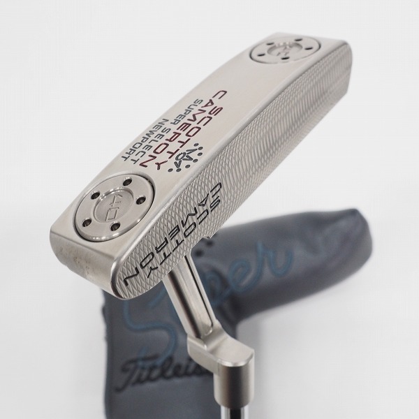実際に弊社で買取させて頂いたScotty Cameron/スコッティキャメロン SUPER SELECT NEWPORT/スーパーセレクト パター 32.125インチ ヘッドカバー付き