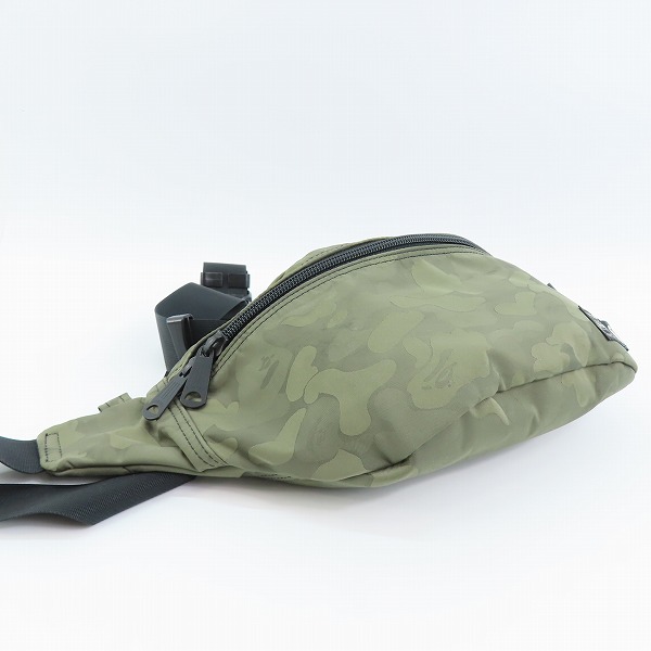 実際に弊社で買取させて頂いたPORTER×A BATHING APE/ポーター×アベイシングエイプ CAMO WAIST POUCH ウエストポーチ/バッグの画像 2枚目