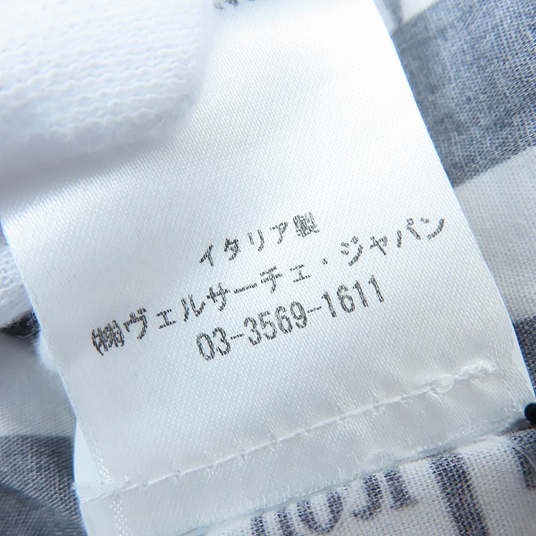 実際に弊社で買取させて頂いた【JPタグ】VERSACE/ヴェルサーチ 文字 総柄 長袖 ボタン シャツ A77215 A229318 PEVO/19/40の画像 5枚目