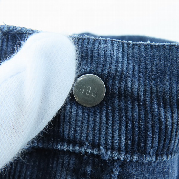 実際に弊社で買取させて頂いたLevis/リーバイス 90s ヴィンテージ 刻印698 白タブ コーデュロイパンツ 519-1517 W34 L30の画像 5枚目