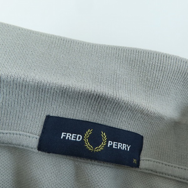 実際に弊社で買取させて頂いたFRED PERRY/フレッドペリー 半袖 ポロシャツ 胸刺繍/XLの画像 6枚目