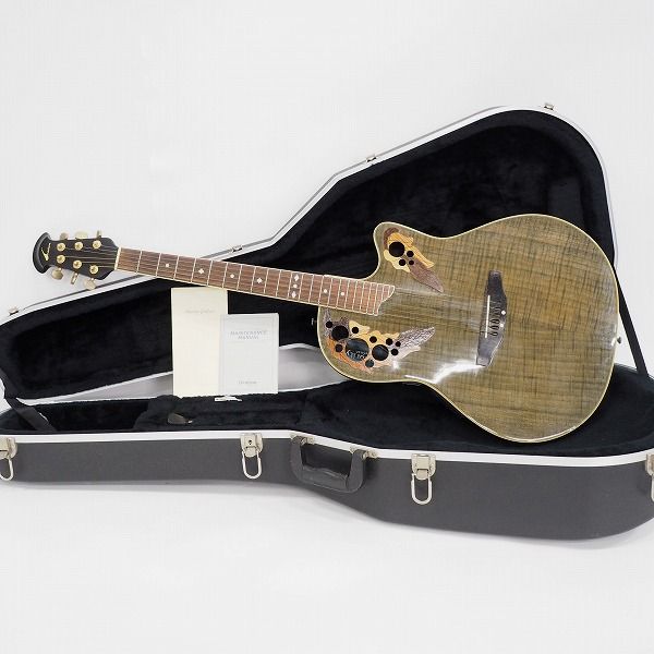 実際に弊社で買取させて頂いた★Ovation/オベーション Celebrity Deluxe CS257-5EF エレアコ/アコースティックギター/アコギ ハードケース付