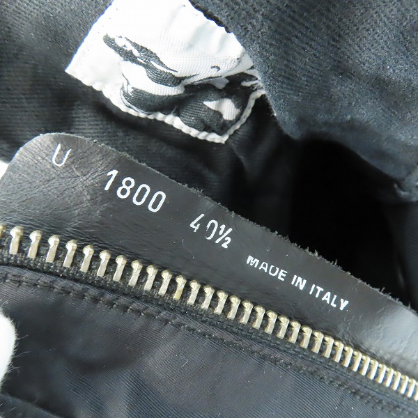 実際に弊社で買取させて頂いたRICK OWENS DRKSHDWリックオウエンスダークシャドウ 16SS RAMONES/ラモーンズ スニーカー ナイロン DU16S1800/40.5の画像 5枚目