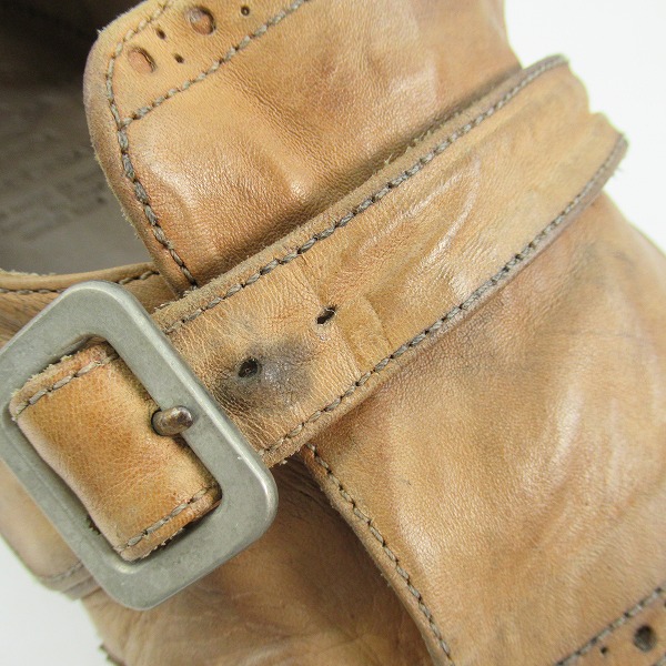 実際に弊社で買取させて頂いたOFFICINE CREATIVE/オフィチーネクリエイティブ ストレートチップ レザーシューズ/43の画像 8枚目