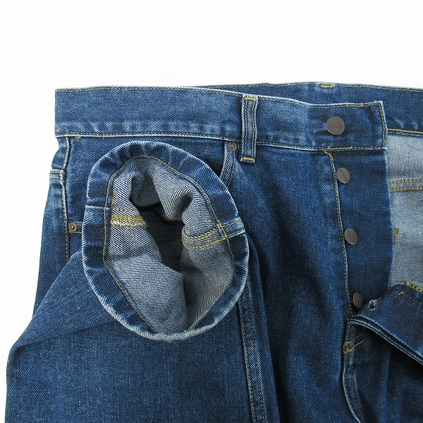 実際に弊社で買取させて頂いたCarhartt/カーハート WIP Newel Pant デニムパンツ インディゴ/34の画像 6枚目