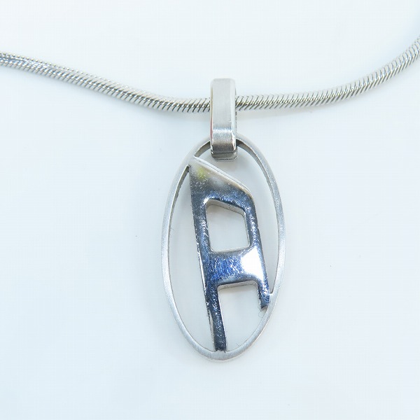 実際に弊社で買取させて頂いたDIESEL/ディーゼル ロゴ ペンダント ネックレス の画像 1枚目