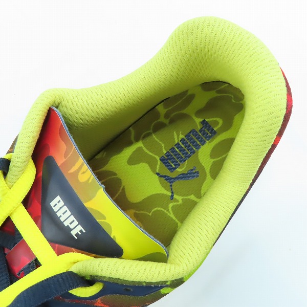 実際に弊社で買取させて頂いたA BATHING APE×PUMA/ア ベイシング エイプ×プーマ 16SS IGNITE マルチ スニーカー 359539-01/29の画像 4枚目