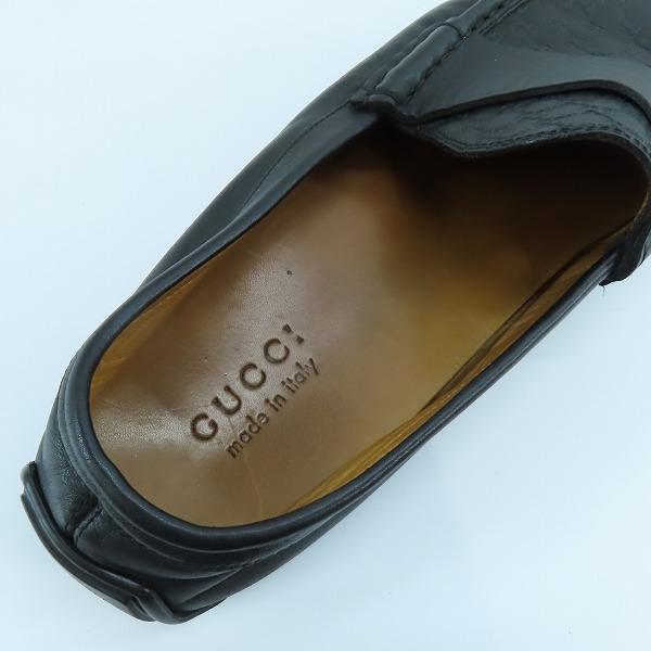 実際に弊社で買取させて頂いたGUCCI/グッチ GG柄 ドライビングシューズ/9の画像 4枚目