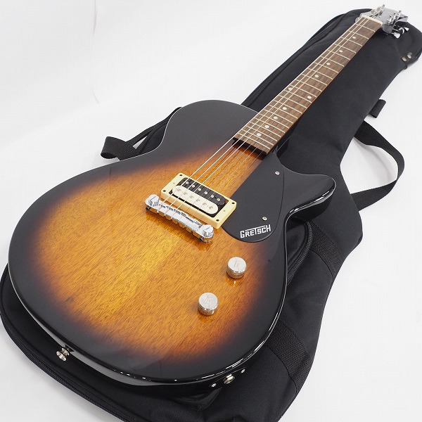 実際に弊社で買取させて頂いた★Ｇretsch/グレッチ Electromatic JUNIOR JET/ジュニアジェット ダンカン製PU搭載 エレキギター ギグケース付