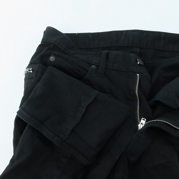 実際に弊社で買取させて頂いたHYSTERIC GLAMOUR/ヒステリックグラマー ボンテージスリムパンツ 06191AP03/32の画像 2枚目