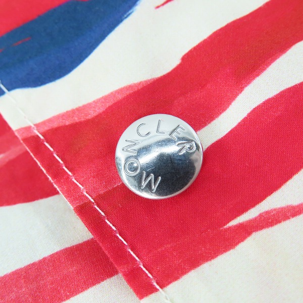 実際に弊社で買取させて頂いた【JPタグ】MONCLER/モンクレール 21 TIGER CAMO 半袖 シャツ C-ZIND-20-208341/G10912F70900 5956J/Lの画像 9枚目