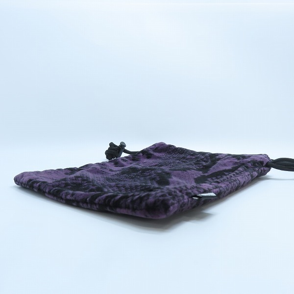 実際に弊社で買取させて頂いたWACKO MARIA×PORTER/ワコマリア×ポーター パイソン柄 巾着バッグの画像 3枚目