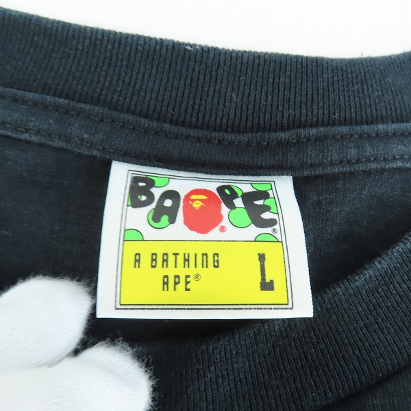 実際に弊社で買取させて頂いたA BATHING APE/アベイシングエイプ FUNTHERA MILITIA COLOR CAMO TIGER TEE タイガー Tシャツ Lの画像 2枚目