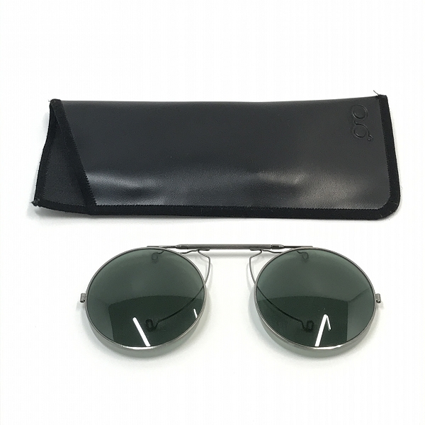 実際に弊社で買取させて頂いた白山眼鏡店/ハクサンガンキョウテン クリップオン サングラス レンズ/フレームシルバーカラーの画像 6枚目