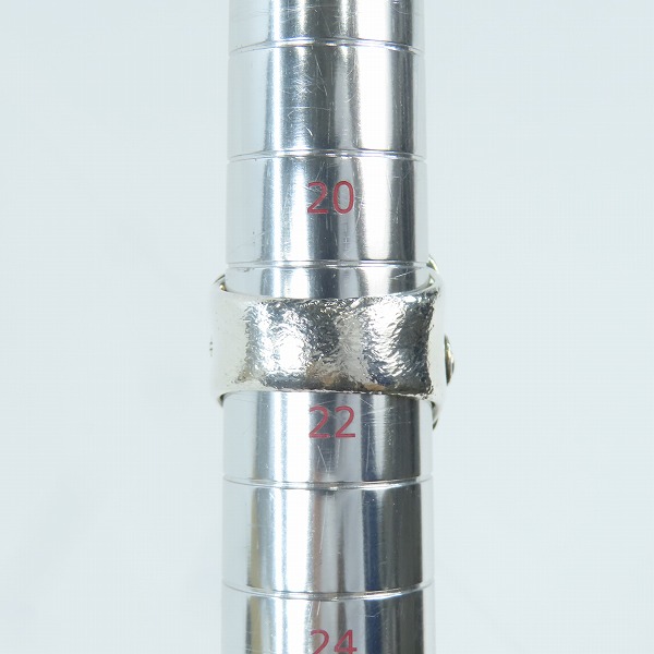 実際に弊社で買取させて頂いたJustin Davis×内山英雄/ジャスティンデイビス J×U ANDY/アンディ スカル リング SRJ520 21.5-22号の画像 7枚目