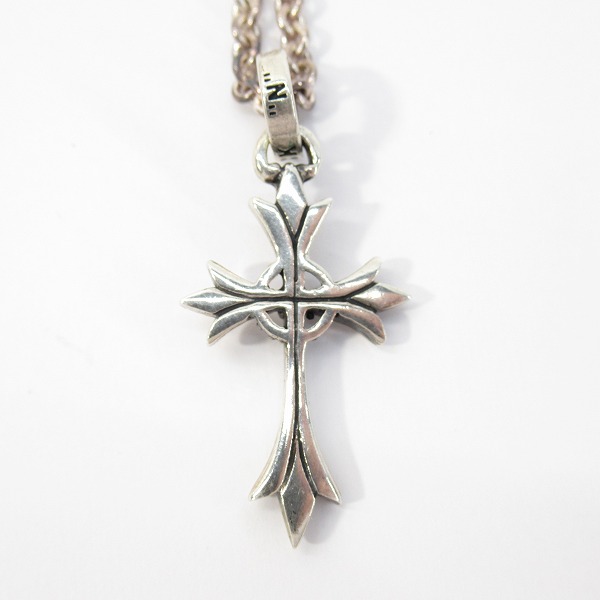 実際に弊社で買取させて頂いたROCK'N ROYAL/ロックンロイヤル ROYAL ORDER/ロイヤルオーダー クロス ペンダント ネックレスの画像 4枚目