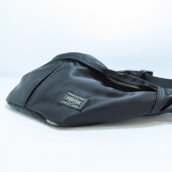 実際に弊社で買取させて頂いたPORTER/ポーター TANKER WAIST BAG (S) タンカー ウエストバッグ S ブラック 622-06629の画像 2枚目