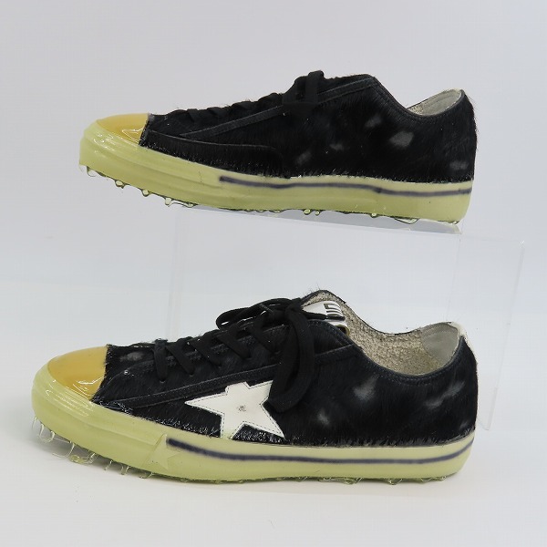 実際に弊社で買取させて頂いたGOLDEN GOOSE/ゴールデングース BLACK PONY V STAR2 スニーカー/42の画像 2枚目