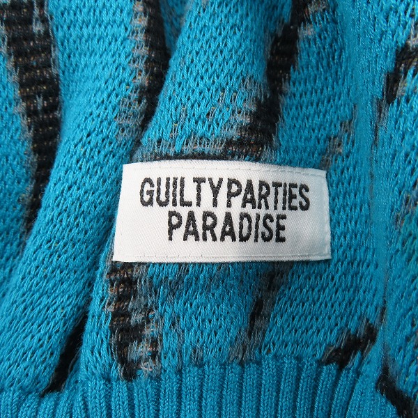実際に弊社で買取させて頂いたWACKO MARIA/ワコマリア THE GUILTY PARTIES OUTRAGEOUS INC PARADISE TOKYO 虎 セーター Mの画像 3枚目