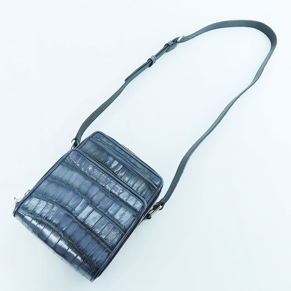 実際に弊社で買取させて頂いたBerluti/ベルルッティ クロコダイルレザー ショルダーバッグの画像 2枚目