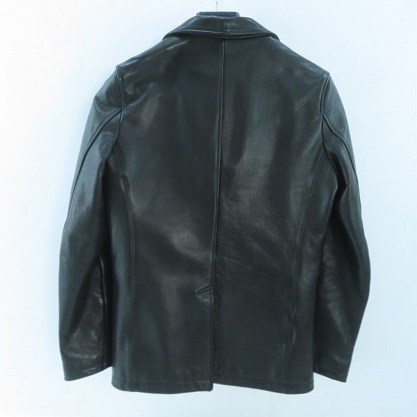 実際に弊社で買取させて頂いたRUDE GALLERY BLACK REBEL/ルードギャラリーブラックレーベル レザー テーラード ジャケット/Sの画像 1枚目