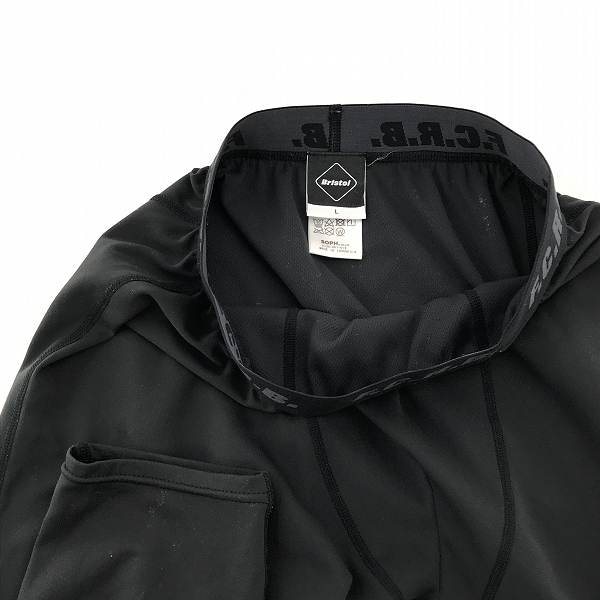 実際に弊社で買取させて頂いたF.C.Real Bristol/エフシーレアルブリストル 19AW UNDER LAYER TIGHTS/アンダー レイヤータイツ ブラック FCRB-192021/Lの画像 5枚目