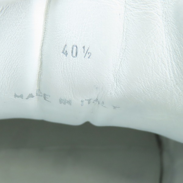 実際に弊社で買取させて頂いたJIMMY CHOO/ジミーチュウ DIAMOND/ダイヤモンド クリアソール スニーカー シルバー/40.5の画像 5枚目