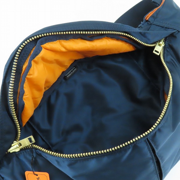 実際に弊社で買取させて頂いた(1)【未使用】PORTER/ポーター TANKER WAIST BAG (L) タンカー ウエストバッグ L アイアンブルー/622-76628の画像 3枚目
