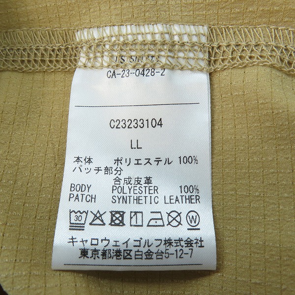 実際に弊社で買取させて頂いたCallaway/キャロウェイ 長袖 モックネックシャツ C23233104/LLの画像 5枚目