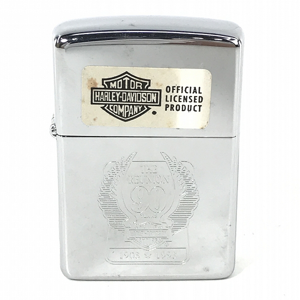 実際に弊社で買取させて頂いたZIPPO/ジッポー HARLEY-DAVIDSON/ハーレーダビッドソン THE REUNION 90YEARS 90周年記念 1993年製