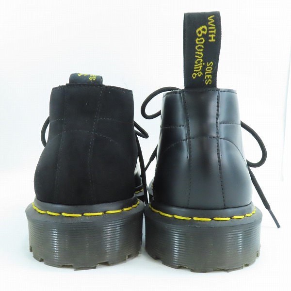 実際に弊社で買取させて頂いたDr.Martens × Engineered Garments/ドクターマーチン×エンジニアードガーメンツ CHURCH コンビレザー ブーツ 23659001/UK8の画像 1枚目
