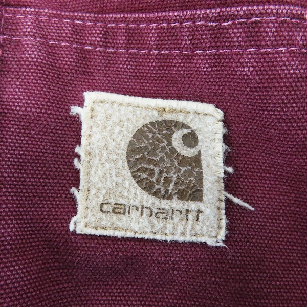実際に弊社で買取させて頂いたCarhartt/カーハート ACTIVE JACKET/アクティブジャケット フーディ/ワインレッドの画像 4枚目