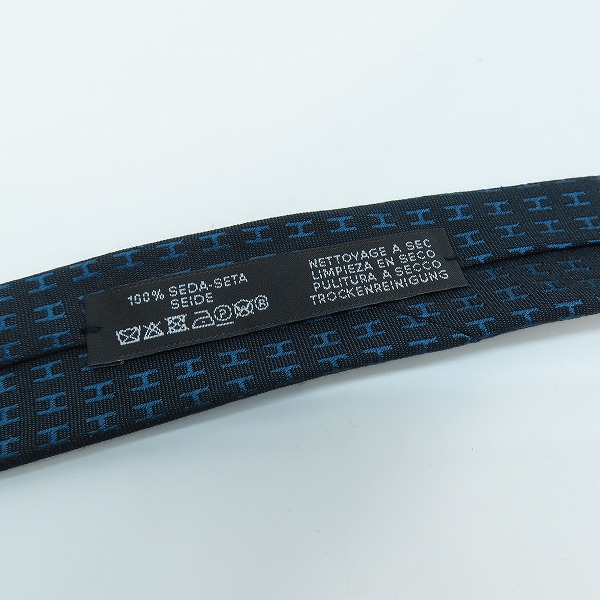 実際に弊社で買取させて頂いたHERMES/エルメス Hロゴ総柄 ネクタイの画像 4枚目