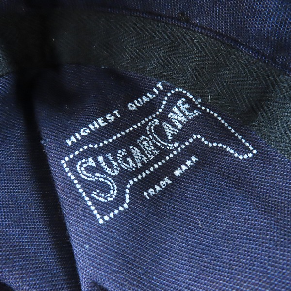 実際に弊社で買取させて頂いたSUGAR CANE/シュガーケーン ウォバッシュストライプ ポークパイハット/帽子  SC02467/7 1/2 の画像 6枚目