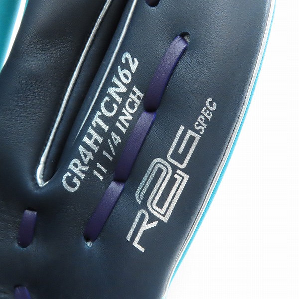 実際に弊社で買取させて頂いたRawlings/ローリングス 軟式グラブ 右投用 HYPER TECH COLOR SYNC 内野手用 GR4HTCN62の画像 8枚目