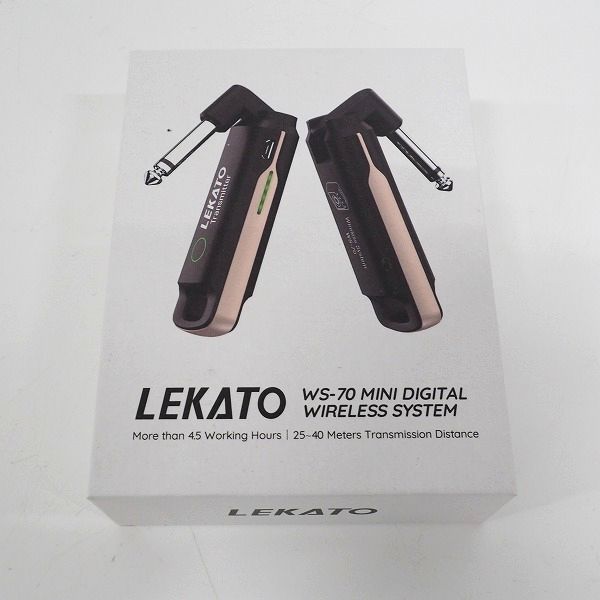 実際に弊社で買取させて頂いたLEKATO/レカト WS-70 MINI DIGITAL WIRELESS SYSTEM 充電式 ミニ ワイヤレス ギター システム【動作確認済】の画像 6枚目