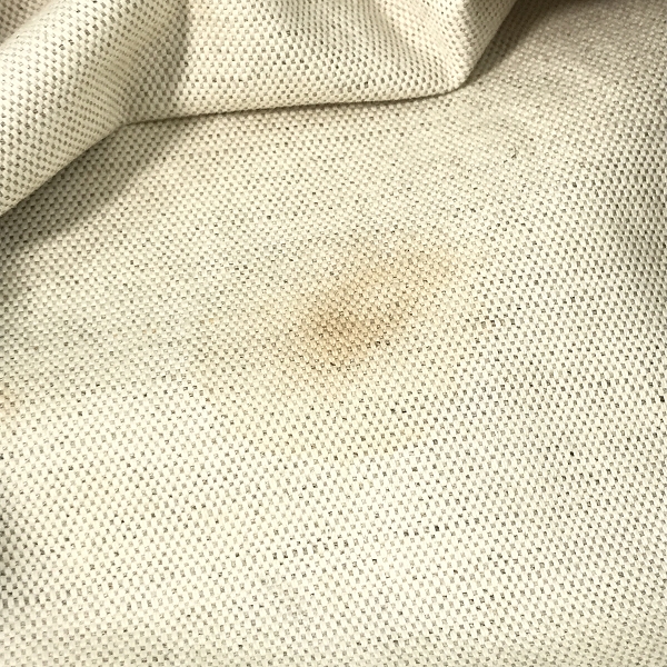 実際に弊社で買取させて頂いたGOYARD/ゴヤール サンルイPM PVC×レザー トートバッグ ホワイト ポーチ付の画像 7枚目