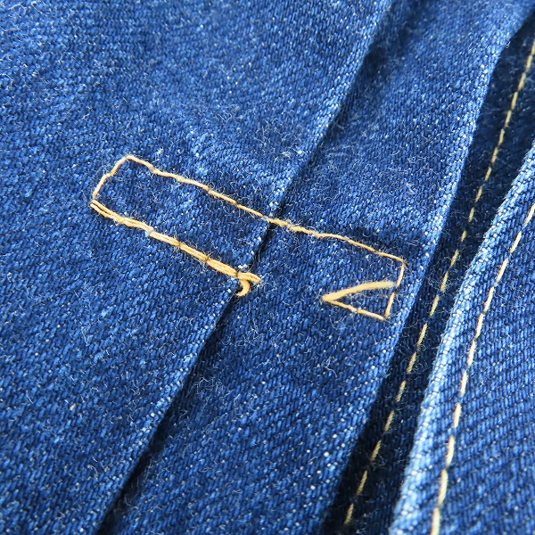 実際に弊社で買取させて頂いたSUGAR CANE/シュガーケーン TOYO 東洋エンタープライズ 1ST デニムジャケット/Gジャン 刺繍 の画像 4枚目