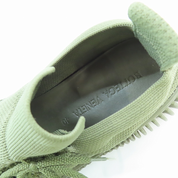 実際に弊社で買取させて頂いたBOTTEGA VENETA/ボッテガヴェネタ/RIPPLE SNEAKERS/レースアップ/ローカットスニーカー/40の画像 4枚目