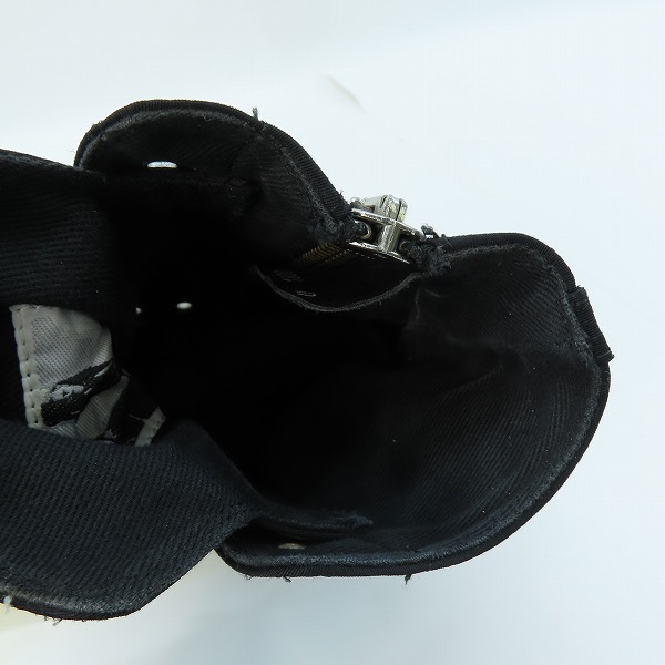 実際に弊社で買取させて頂いたRICK OWENS DRKSHDWリックオウエンスダークシャドウ 16SS RAMONES/ラモーンズ スニーカー ナイロン DU16S1800/40.5の画像 4枚目