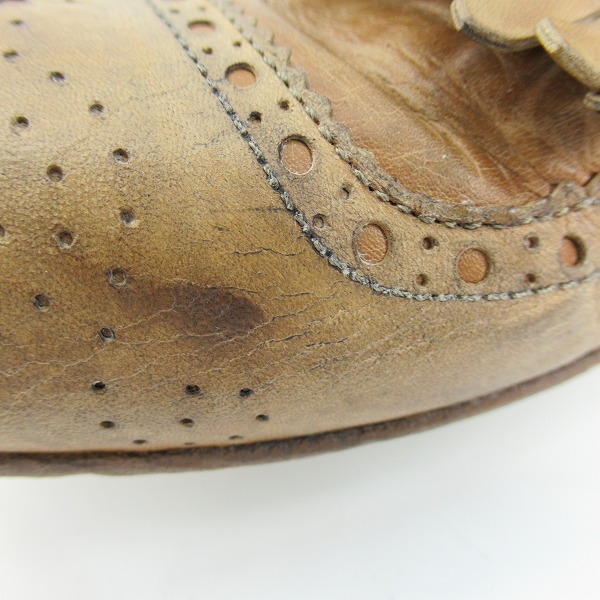 実際に弊社で買取させて頂いたOFFICINE CREATIVE/オフィチーネクリエイティブ ストレートチップ レザーシューズ/43の画像 9枚目